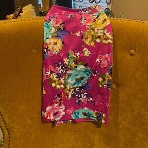 Charter Club Furshia Multi Colored Floral Women's Pencil Skirt 16W